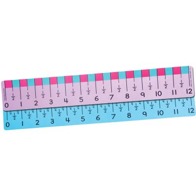 Really Good Stuff Marked Measurement Rulers - 6 rulers