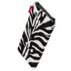 fitBAG Bonga Zebra Custom Tailored Sleeve for Meizu E2. Fine Imitation Fur Pouch with Integrated Microfibre Lining for Display Cleaning view 2