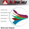 Ace Armor Shield Shatter Resistant Screen Protector for the Otium Gear Neo Bluetooth GPS SmartWatch / Military Grade / High Definition / Maximum Screen Coverage / Supreme Touch Sensitivity /Dry or Wet Easy Installation with free lifetime replacement view 4