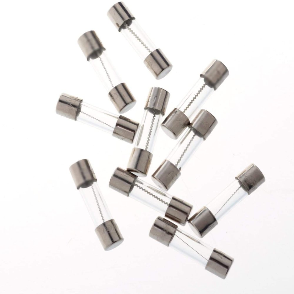 BCP Pack of 10 pcs Slow-Blow Fuse 3A 250V Glass Fuses 20 x 5mm