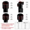 WILLBOND 4 Way Sillcock Water Utility Key for Electric Meter Box, Black view 2