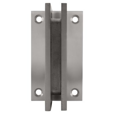 CRL VCT037SC Satin Chrome Victoria Series Wall Mount Full Back Plate Hinge