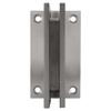 CRL VCT037SC Satin Chrome Victoria Series Wall Mount Full Back Plate Hinge view 1