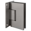 CRL VCT037SC Satin Chrome Victoria Series Wall Mount Full Back Plate Hinge view 2
