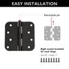 Design House Interior Door Hinge, 4", Oil Rubbed Bronze view 3