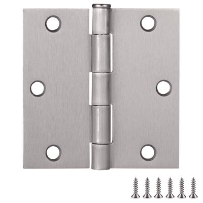 Design House Interior Door Hinge, 3.5", Satin Nickel