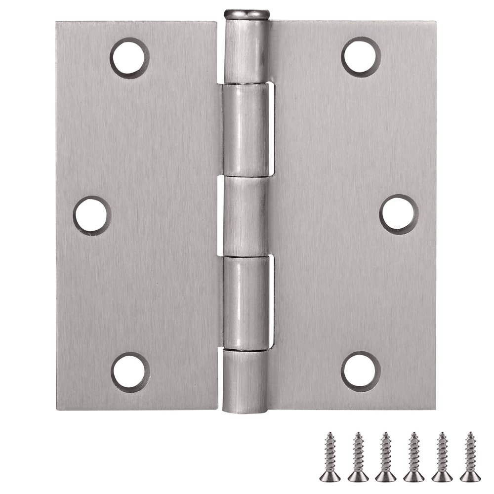 Design House Interior Door Hinge, 3.5", Satin Nickel