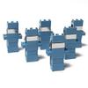 FCD - (Pack of 6 Duplex LC to LC Female to Female Couplers, 6 Pack, Solid view 1