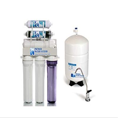 Dual Outlet Reverse Osmosis Water Filter System RO/DI 0 PPM + LOW PRESSURE MEMBRANE