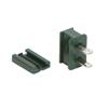Vickerman Green Male Slide-On Plug for SPT-2, 18 Wire Gauge, 10 per Pack. view 1