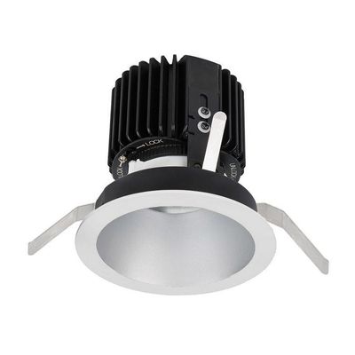 WAC Lighting R4RD2T-N835-HZWT Volta - 6.39" 36W 25 3500K 85CRI 1 LED Round Regressed Trim with Light Engine, Haze White Finish with Textured Glass
