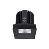 WAC Lighting R4SD1L-W840-BK Volta - 5.75" 36W 60 4000K 85CRI 1 LED Square Shallow Regressed Invisible Trim with Light Engine, Black Finish with Textured Glass view 2