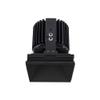 WAC Lighting R4SD2L-S840-BK Volta - 6.39" 36W 15 4000K 85CRI 1 LED Sqaure Regressed Invisible Trim with Light Engine, Black Finish with Textured Glass view 2