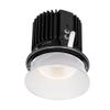WAC Lighting R4RD2L-N835-WT Volta - 6.39" 36W 25 3500K 85CRI 1 LED Round Regressed Invisible Trim with Light Engine, White Finish with Textured Glass view 1