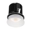 WAC Lighting R4RD2L-N835-WT Volta - 6.39" 36W 25 3500K 85CRI 1 LED Round Regressed Invisible Trim with Light Engine, White Finish with Textured Glass view 3