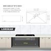 Lordear 32 Undermount Kitchen Sink SUS304 Stainless Steel 16 Gauge view 4