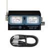 POWER / SWR METER CB Radio 100 Watts w/ 3' Jumper cable - Workman SWR3P & CX-3-PL-PL view 1