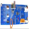 Wall Control 30-WRK-800BUW Master Workbench Metal Pegboard Tool Organizer,Blue/White view 1