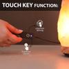 Himalayan Glow Salt Lamp with Touch Dimmer Switch 5-7 lbs view 2