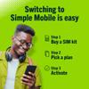 Simple Mobile Bring Your Own Phone 3-in-1 Prepaid SIM Kit view 3