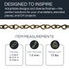 RCH Hardware CH-S50-16-PB Steel Basket Chain 15 Gauge, Polished Brass (1 Foot) view 2