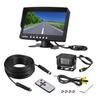 Truck Backup Camera Monitor kit,Heavyduty Vehicle Waterproof Night Vision Wide Angle Rearview Cab Cam+7 inch Screen+66ft Extension Cable for Bus/Van/Fifth Wheel/Trailer/RV/Camper/Pickup/(12V-24V) view 1