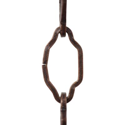 RCH Hardware CH-S57-30-AC Steel Chandelier Chain, Antique Copper (1 Foot)