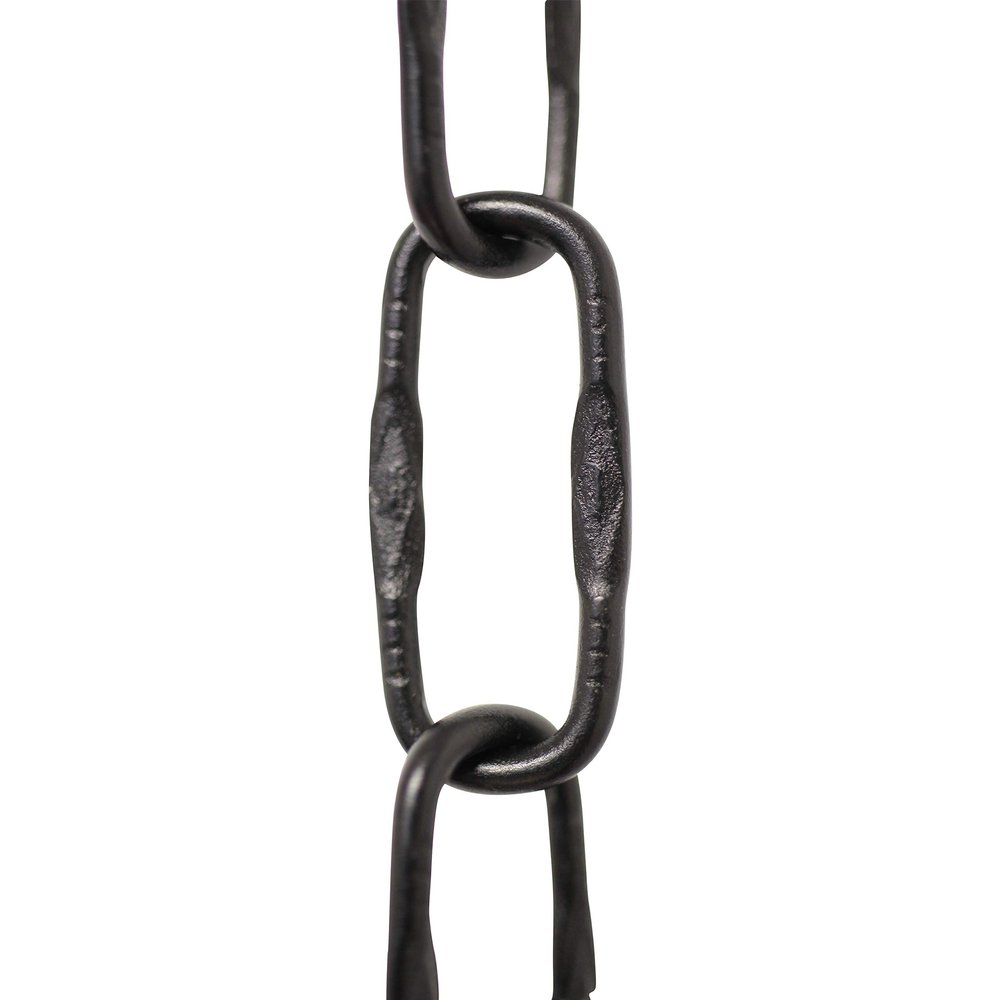 RCH Hardware CH-S58-20-BLK Steel Chandelier Chain 14 Gauge, Black (1 Foot)
