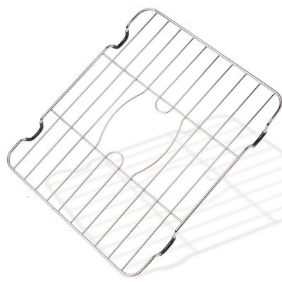 Better Houseware Sink Protectors for Kitchen Sink, Rust-Resistant Scratch-Preventing Stainless Steel Sink Protector Grid, Non-Slip Kitchen Sink Rack for Washing, 12 x 10.25 x 1 Inch
