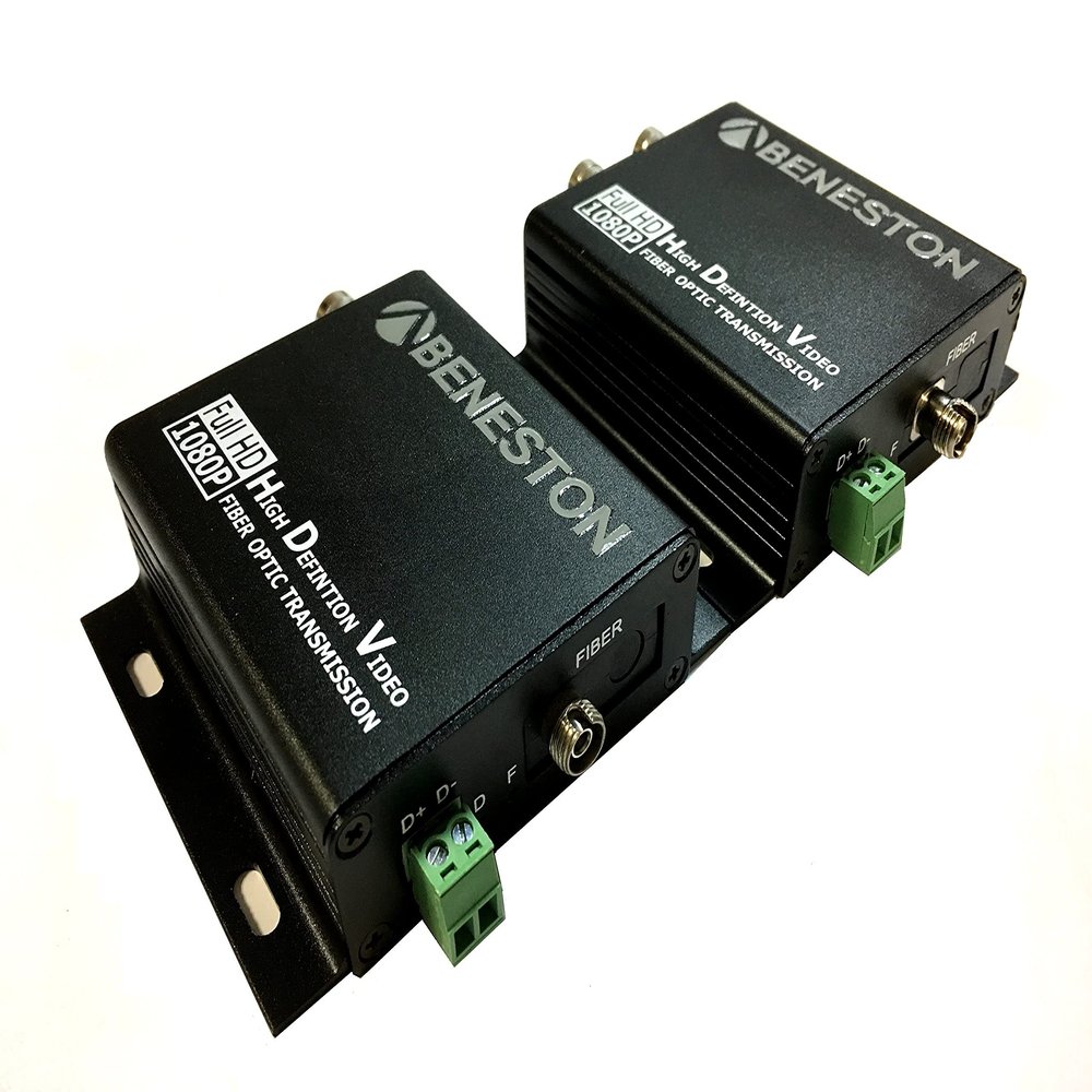 BENESTON SD/HD-SDI to Fiber Optical Transmitter&Receiver. 20KM Data/RS485/CCTV/Broadcast