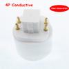 12pcs E-Simpo 4Pin CFL GX24Q to E26/E27 Medium Screw LED Bulb Socket Lamp Base Lampholder Adapter Converter,NOT Plug and Play, Need Rewire to Bypass Ballast. (12-Pack) view 3