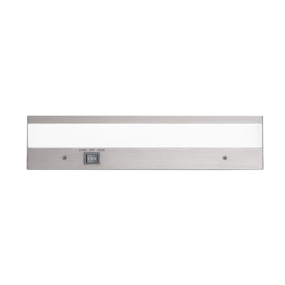 WAC Lighting BA-ACLED12-27/30AL Duo ACLED Dual Color Option Bar in Brushed Aluminum Finish; 2700K and 3000K, 12 Inches