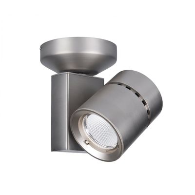WAC Lighting Exterminator II MO-1023F-927-BN 1023 LED Energy Star Monopoint Finish 90+ CRI and 2700K, Flood Beam, Brushed Nickel