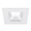 WAC Lighting R3BSD-F930-WT Oculux 3.5" LED Square Open Reflector Trim Engine in White Finish; Flood Beam, 90+CRI and 3000K view 1