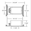 NICOR Lighting 6 inch Super Slope Housing for New Construction Applications (17025SSA) view 4