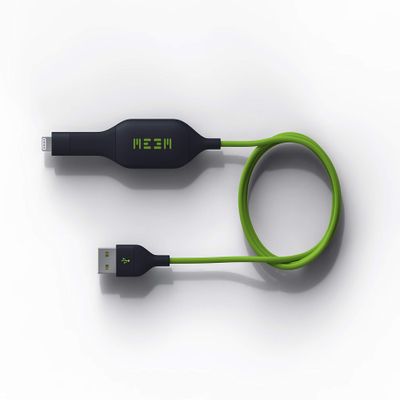 MEEM iOS 128GB The Charger that Automatically Backs Up your Phone or Tablet on to the Cable (MFi Approved)