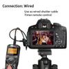 Pixel TW-283 DC0 Wireless Camrea Shutter Release Remote Control Compatible for Nikon Cameras D800 D810 D850 D700 D500 D300 view 3