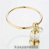 GH8 Crystal Towel Bar Ring for Bathroom Accessories (Golden) view 4