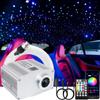 AMKI 10W Bluetooth APP Control Twinkle Fiber Optic Lights 200pcs 0.03in 6.5ft Fiber Cables Strands RGBW Engine Driver Sound Activated Remote Control Starlight Headliner for Car Home Star Ceiling Kit view 1