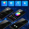 AMKI 10W Bluetooth APP Control Twinkle Fiber Optic Lights 200pcs 0.03in 6.5ft Fiber Cables Strands RGBW Engine Driver Sound Activated Remote Control Starlight Headliner for Car Home Star Ceiling Kit view 2