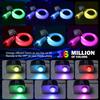 AMKI 10W Bluetooth APP Control Twinkle Fiber Optic Lights 200pcs 0.03in 6.5ft Fiber Cables Strands RGBW Engine Driver Sound Activated Remote Control Starlight Headliner for Car Home Star Ceiling Kit view 3