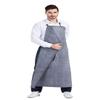 Nanxson Mens Apron Thick Rubber Waterproof Apron Factory Butcher Adjustable Working Apron CF3024 Black view 1