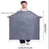Nanxson Mens Apron Thick Rubber Waterproof Apron Factory Butcher Adjustable Working Apron CF3024 Black view 2