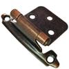 Smbbit Traditional Cabinet Hinge Variable Overlay 10 Pack Oil Rubbed Red Bronze view 1