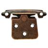 Smbbit Traditional Cabinet Hinge Variable Overlay 10 Pack Oil Rubbed Red Bronze view 4
