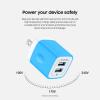 USB Wall Charger, [2-Pack] 5V/2.1AMP AILKIN 2-Port USB Home Charger Block view 4