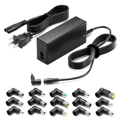 90W Universal AC Adapter Laptop Charger Replacement for Dell HP Acer Asus Lenovo IBM Toshiba Samsung Sony Fujitsu Notebook Ultrabook Chromebook Power Supply Cord