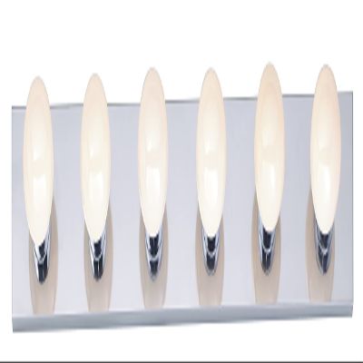 Nuvo Lighting SF77/194 Transitional Six Light Vanity in Chrome finish
