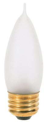 Satco Products S3767 120-Volt 25CA10 Medium Base Frost Light Bulb