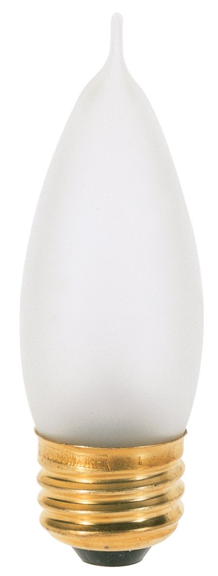 Satco Products S3767 120-Volt 25CA10 Medium Base Frost Light Bulb